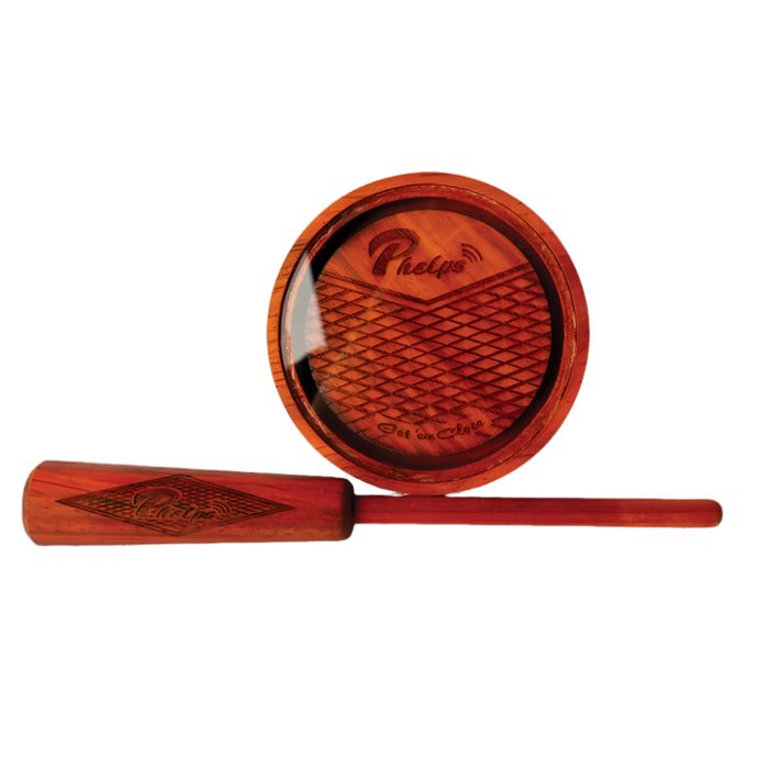 Манок Phelps Game Calls Phelps Padauk Pot - Crystal Over Padauk Turkey Pot Call