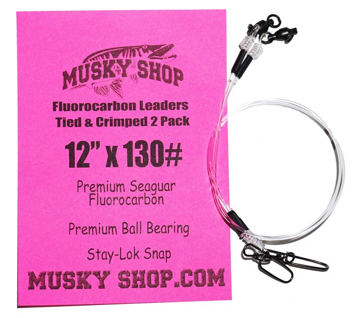 Поводковый материал Musky Shop Fluorocarbon Leaders