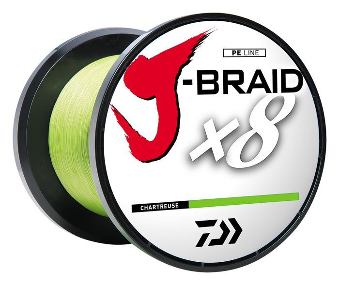 Плетёный шнур Daiwa J-Braid 3000M - Chartreuse
