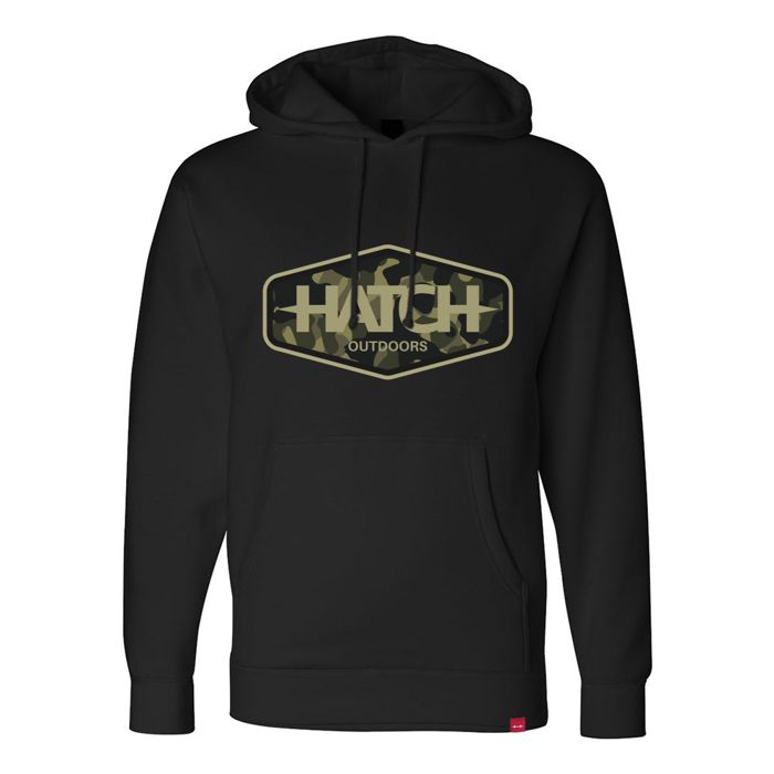 Рыболовная рубашка Hatch Outdoors, INC Marquee Hoodie, Black