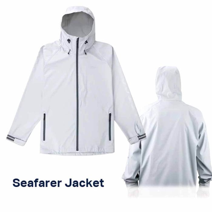 Непромокаемая одежда Aftco Silver Seafarer Fishing Jacket - XX-LARGE
