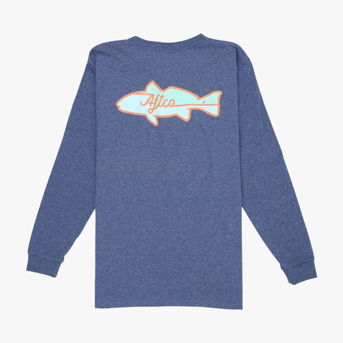 Рыболовная рубашка SALE Youth Red Hot LS T-Shirt