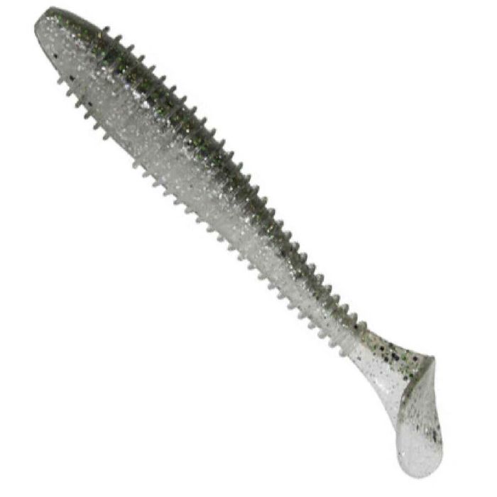 Силиконовая приманка Keitech FAT Swing Impact Soft Swimbait - Silver Flash Minnow, 4.3in,