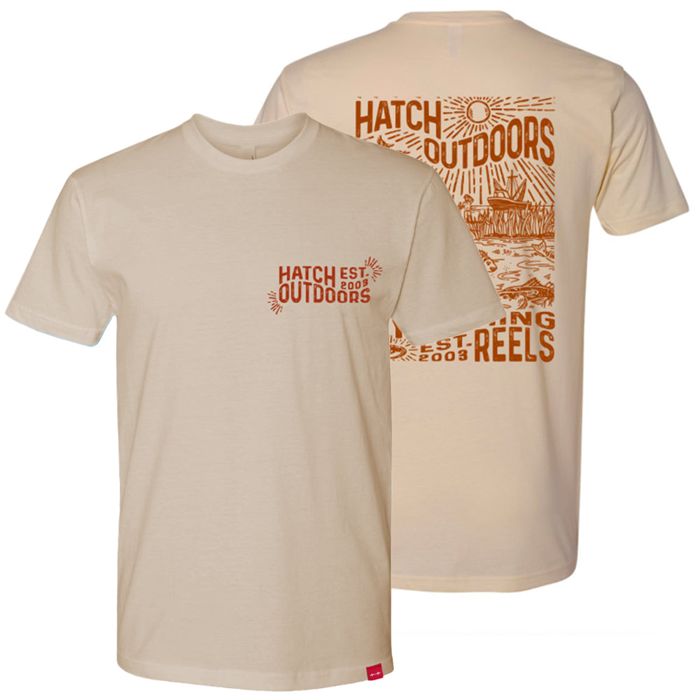 Рыболовная рубашка Hatch Outdoors, INC Destination Tee: Marsh