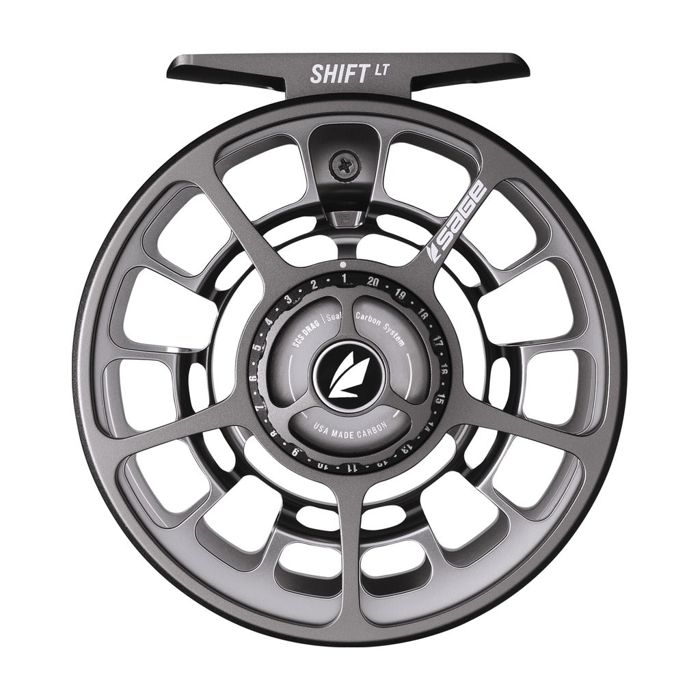Нахлыстовая катушка Sage Shift LT Fly Reel - Silver Pine