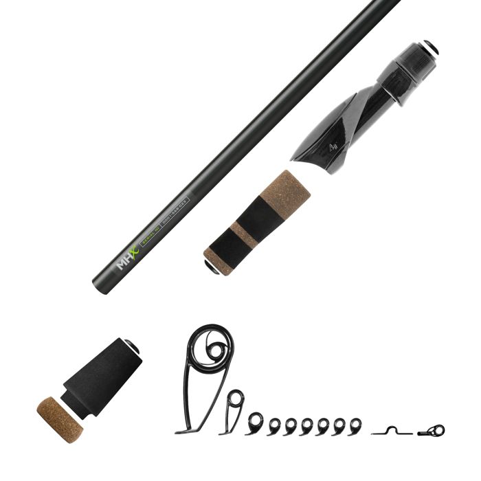Морское удилище Jim Crowley 7'2" Medium Hair Jig Rod Kit - Black Satin