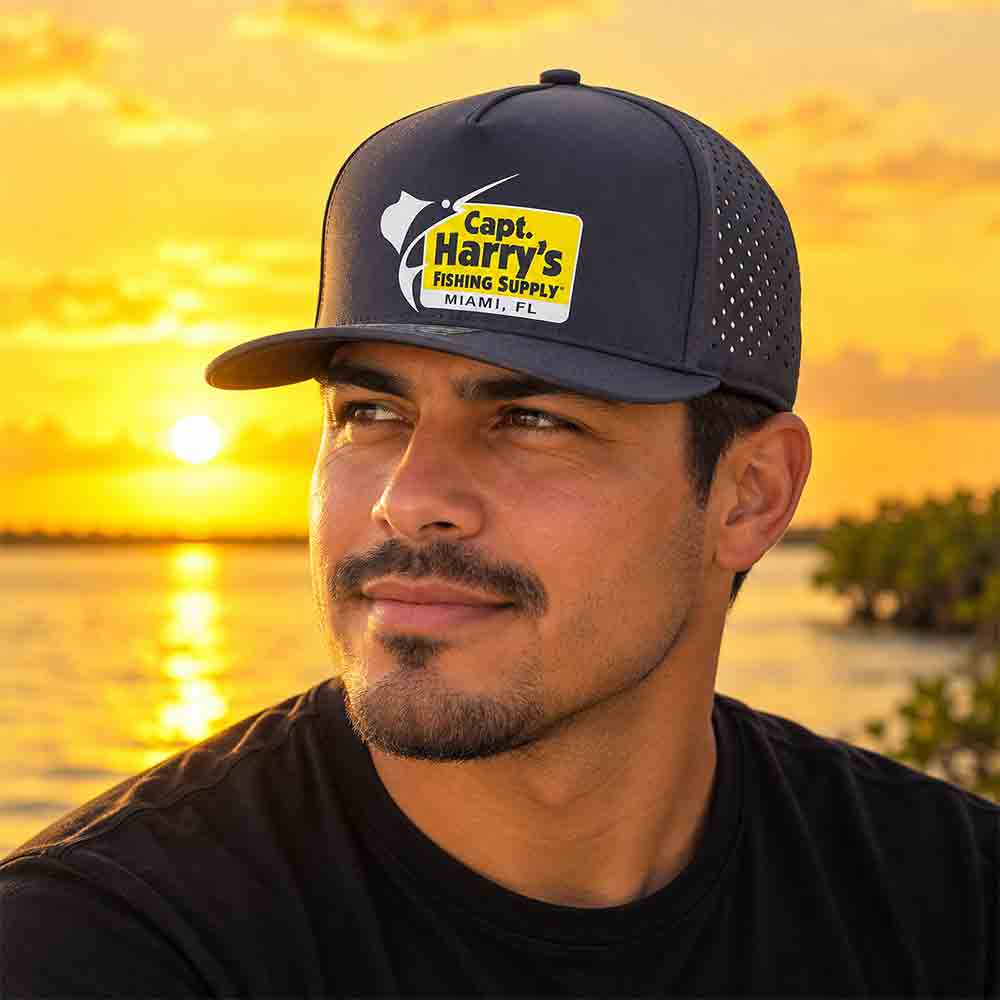 Головной убор Capt. Harry's Products Capt. Harry's Black Performance 5 Panel Hat