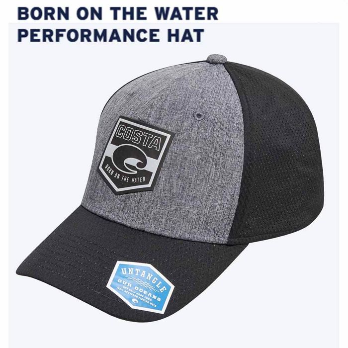 Головной убор Costa Born on the water Gray Performance Hat