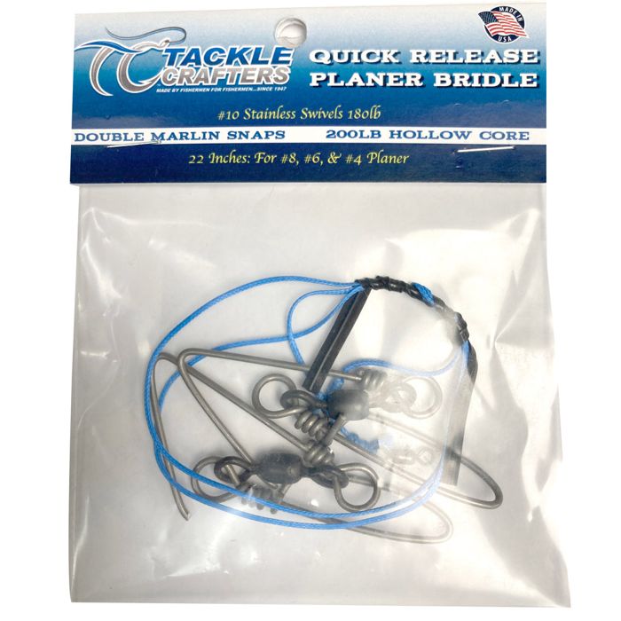 Вертлюги и застёжки TACKLE CRAFTERS Planer Bridle w/ Double Snaps