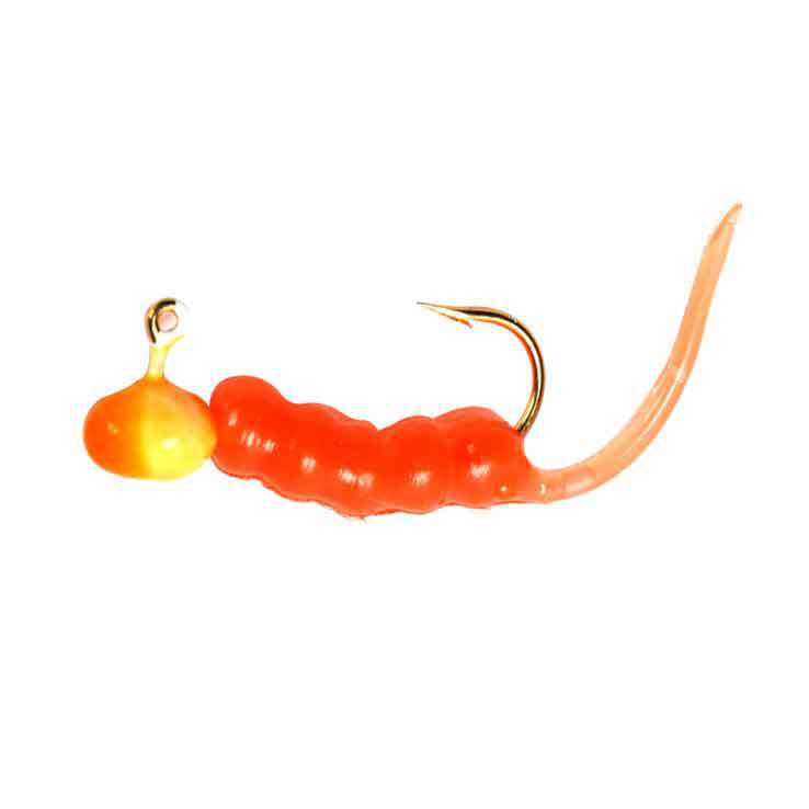 Зимняя приманка Custom Jigs and Spins Custom Jigs & Spins Ratso Ice Fishing Jig - Glow/Cha