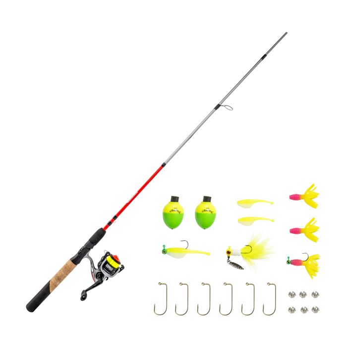Комплект удилище + катушка Zebco Ready Tackle Crappie Spinning Combo