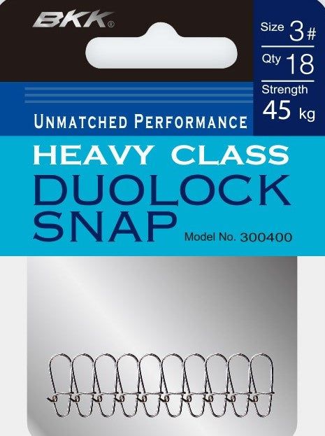 Вертлюги и застёжки BKK Stainless Duo Lock Snaps