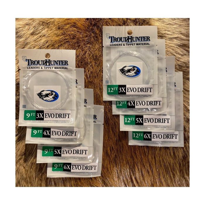 Поводковый материал TroutHunter Trout Hunter EVO Drift Leader with Loop