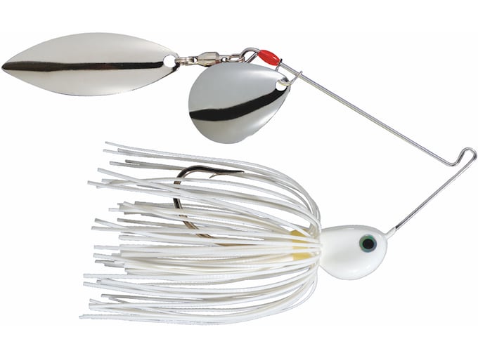 Спиннербейт Strike King Potbelly Tandem Spinnerbait 3/8oz White Nickel