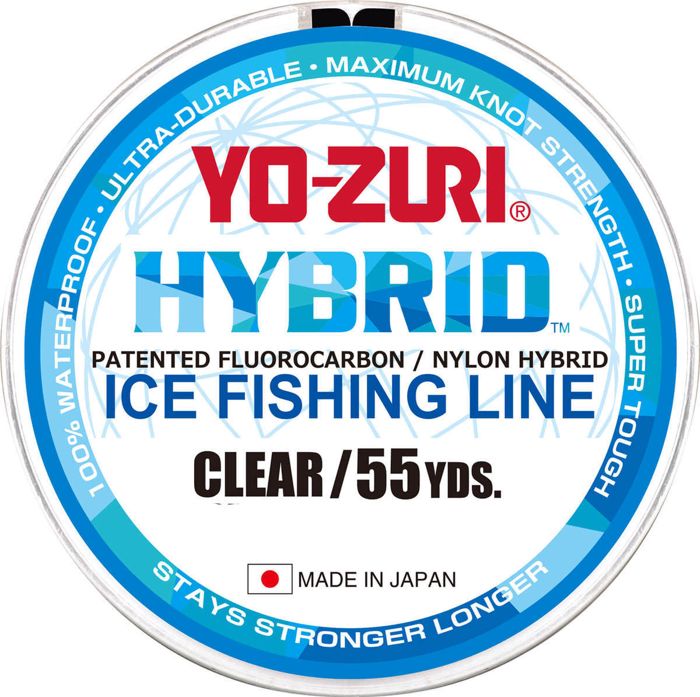 Монофильная леска Yo Zuri Yo-Zuri Hybrid Copolymer Ice Fishing Line - Clear, 4lb, 55yds