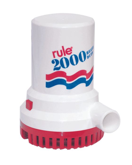 Лодочная электрика RULE Heavy-Duty Bilge Pumps, 2000 GPH Non-Automatic - 12v, 24v, and 32v
