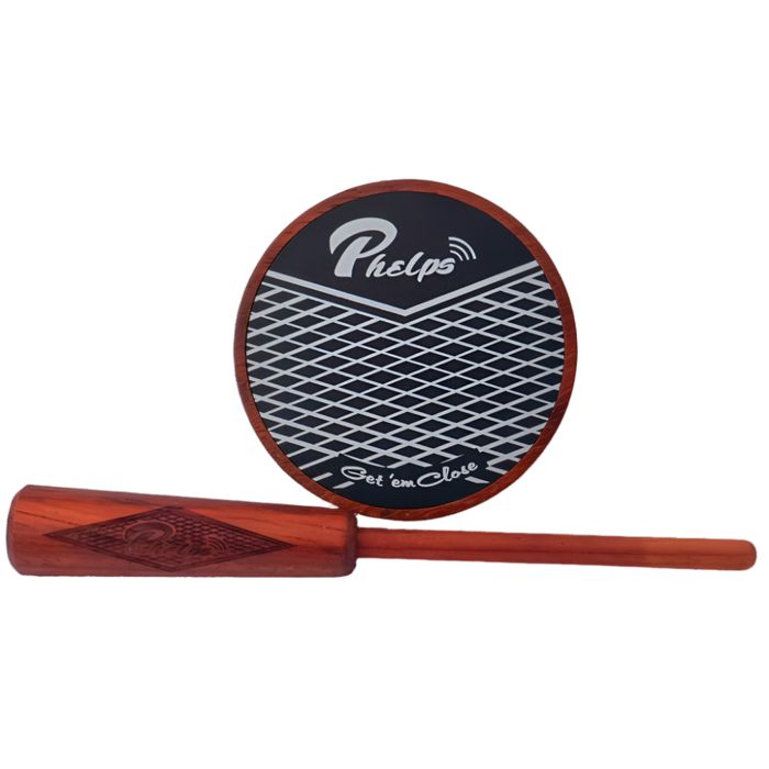 Манок Phelps Game Calls Phelps Padauk Pot - Aluminum Over Glass Turkey Pot Call