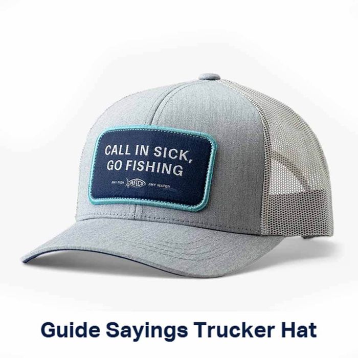 Головной убор Aftco Apparel Aftco Heather Gray Sayings Trucker