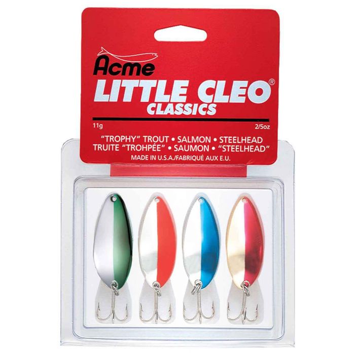Колеблющаяся блесна Acme Tackle Company Acme Little Cleo Classics Casting Spoon Lure Assor