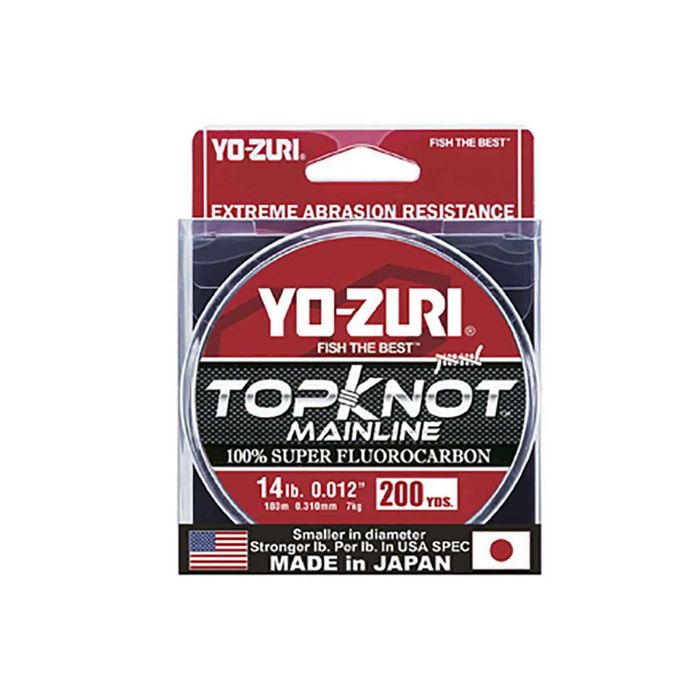 Флюорокарбоновая леска Yo Zuri Yo-Zuri TopKnot Mainline Fluorocarbon Fishing Line - 20lb N