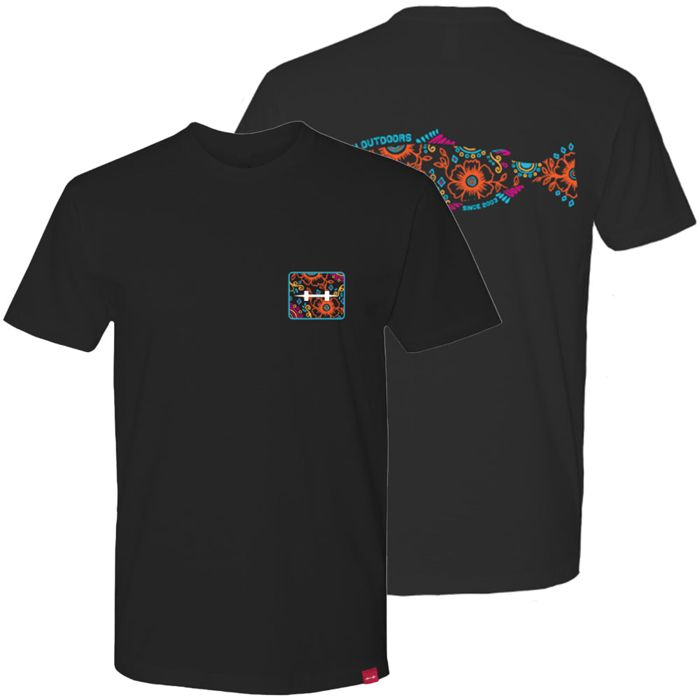 Рыболовная рубашка Hatch Outdoors, INC Dia De Los Pescados Tee, Short-Sleeve