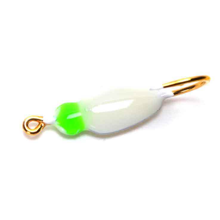 Зимняя приманка Custom Jigs and Spins Custom Jigs & Spins Demon Ice Fishing Jig - Lime Cha