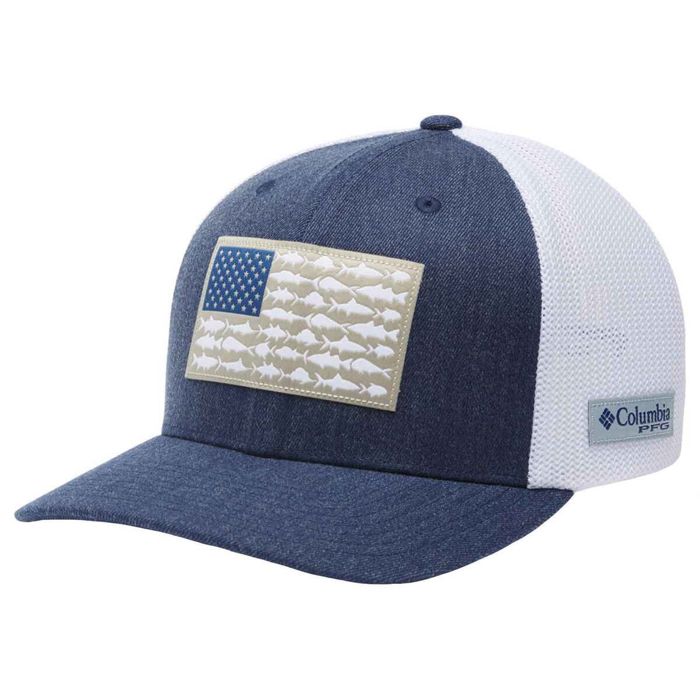 Головной убор Columbia PFG Fish Flag Mesh Ball Cap