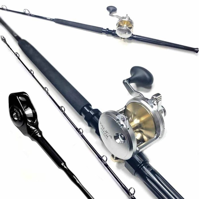 Комплект удилище + катушка Shimano Talica 20II A Reel And Royal Slam 30LB Stand Up Rod Com