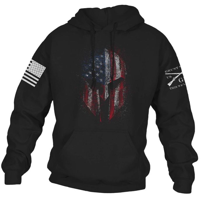Рыболовная рубашка Grunt Style Men's American Spartan 2.0 Casual Hoodie
