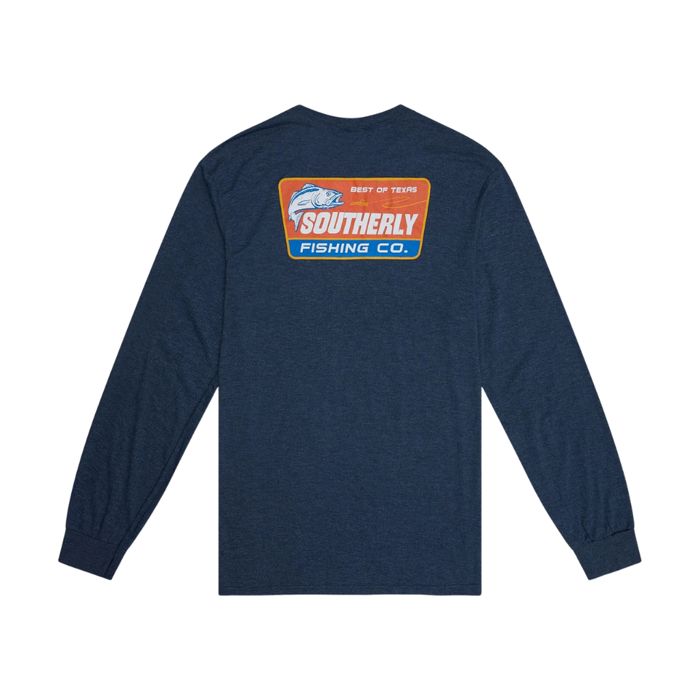 Рыболовная рубашка Southerly Best of TX Long Sleeve Tee - Indigo