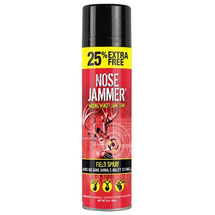 Приманка или нейтрализатор запаха Nose Jammer Field Spray Big Game Scent Eliminator - 8oz