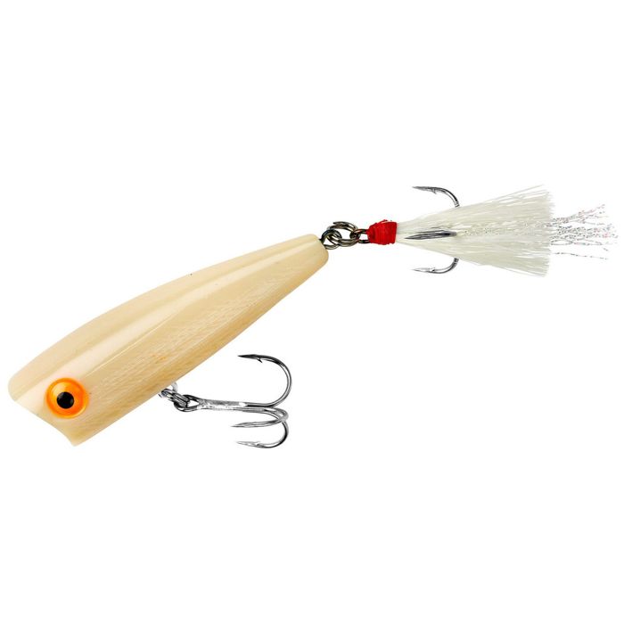Поверхностная приманка Rebel Magnum Pop R Popper Topwater Bait - Bone, 1/2oz, 3in