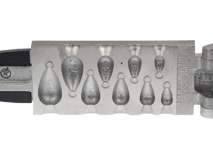 Форма для отливки грузов Do-it Molds Do It Molds Bell Sinker with Brass Eye Mold
