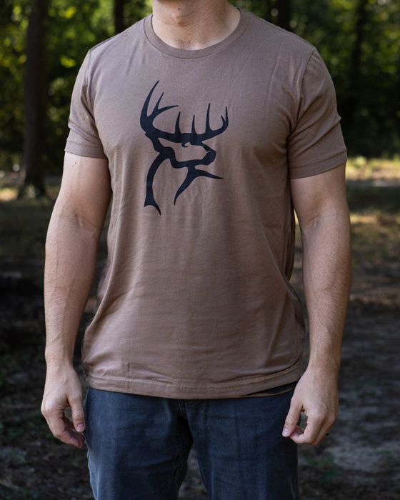 Рыболовная рубашка Buck Commander Brown Icon Tee