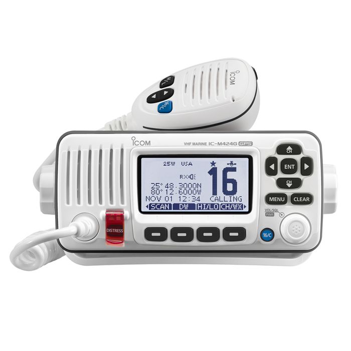 GPS-навигатор ICOM AMERICA INC. ICOM M424G-21 Class D VHF with GPS - White