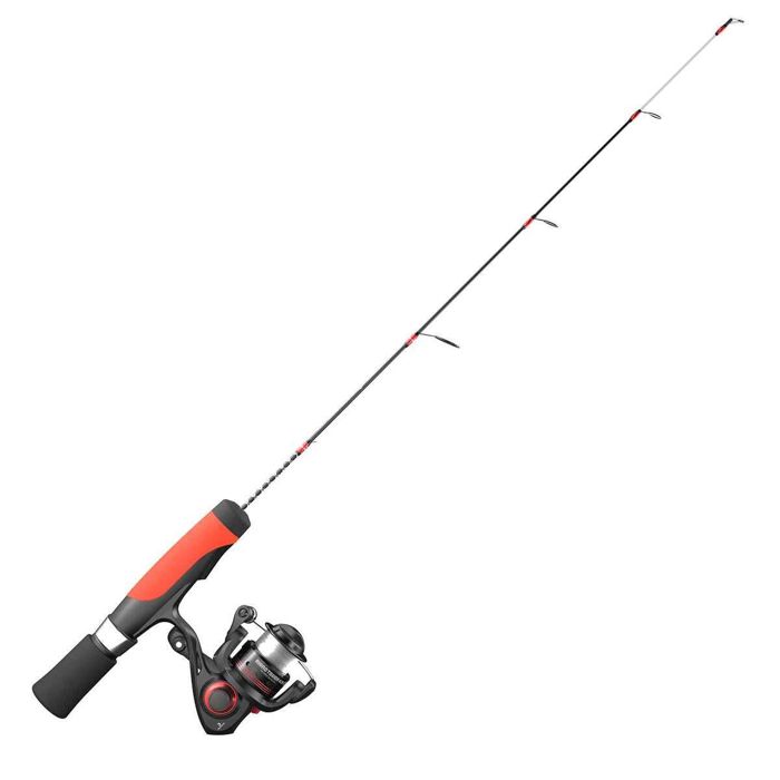 Зимняя удочка Zebco Rhino Tough Ice Fishing Rod and Reel Combo - 24in, Ultra Light