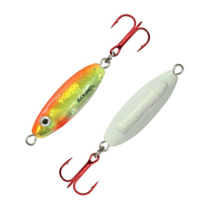 Зимняя приманка Northland Fishing Tackle Northland Buck Shot Rattle Jigging Spoon - Glow C