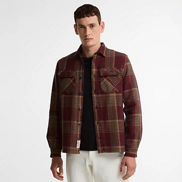 Рыболовная рубашка Barbour Millom Houndstooth Relaxed Long-Sleeve Shirt