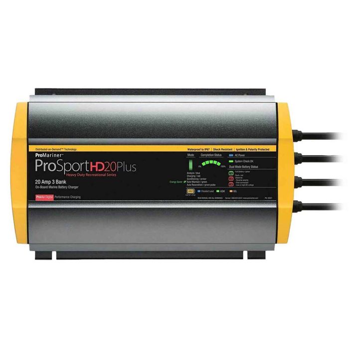 Зарядное устройство для аккумуляторов ProMariner ProSportHD 20 Plus Battery Charger - 3 Ba