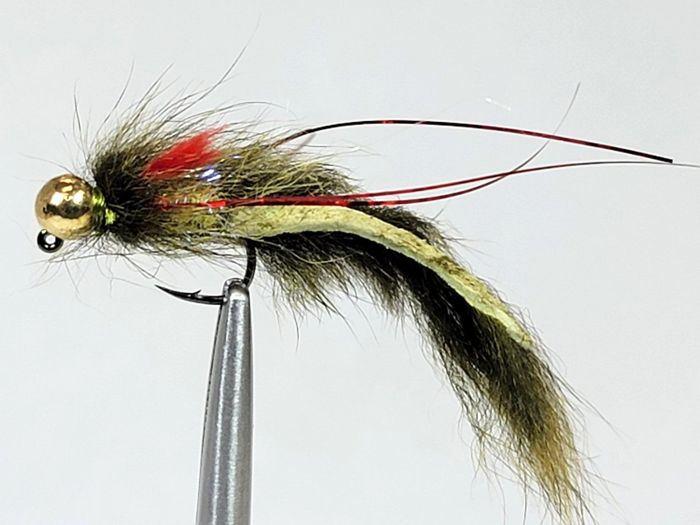 Зимняя приманка Tungsten Jig Squirrel - Olive - #10
