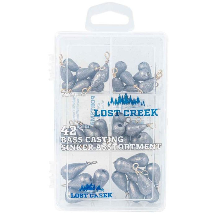 Грузила Lost Creek Bass Casting Sinker Assortment - 42 Pack