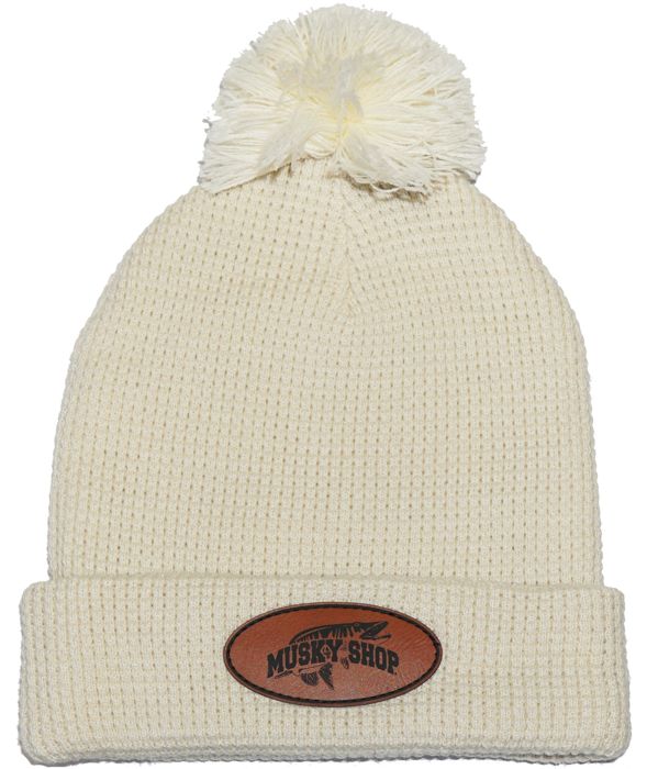 Головной убор Musky Shop Pom Beanie Ivory