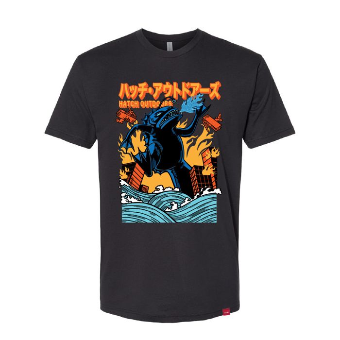 Рыболовная рубашка Hatch Outdoors, INC The Kaiju Tee