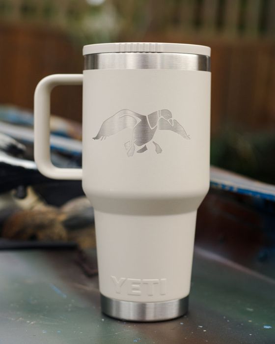 Походная посуда Duck Commander 30oz Taupe Icon Yeti Rambler Travel Straw Mug