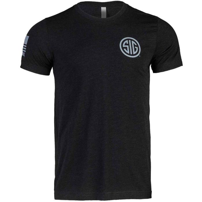 Рыболовная рубашка Nine Line Men's Sig Sauer Reflective Logo Short Sleeve Casual Shirt