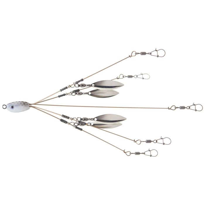 Готовая оснастка Hog Farmer Baits Tactical Bassin Mini Rig 5 Hook 4 Bld