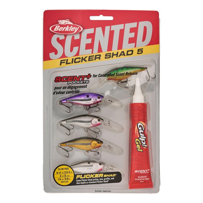 Приманка Berkley Scented Flicker Shad Baitfish Pack