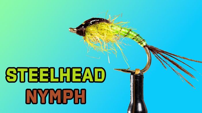 Видеоурок по вязанию мушек Trident Steelhead Nymph Fly Tying Video Material Kit