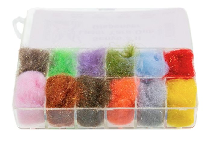Материал для вязания мушек Hareline Senyo's Laser Yarn Dubbing - Multi Color Assortment w/
