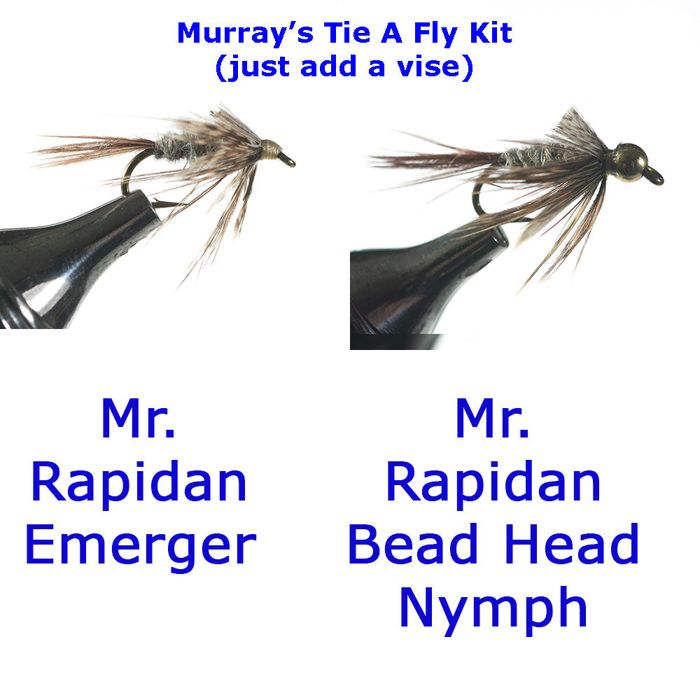 Мушки Murray's Fly Shop Mr. Rapidan Emerger and Bead Head Nymph Fly Tying Kit